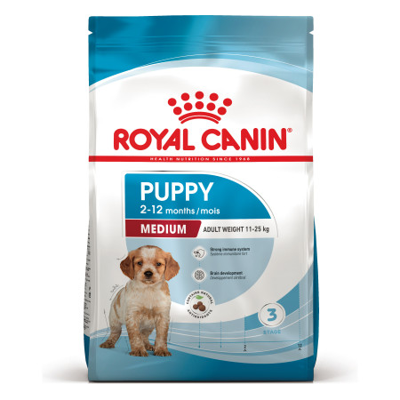 Royal Canin Medium Puppy – сухий корм для цуценят середніх порід, 15 кг Royal Canin Medium Puppy – сухий корм для цуценят середніх порід, 15 кг
