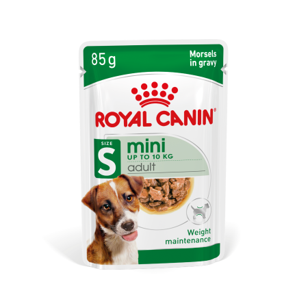 Royal Canin Mini Adult Gravy – вологий корм у соусі для дорослих собак малих порід (від 10 місяців до 8 років, вага до 10 кг) 85 г Royal Canin Mini Adult Gravy – вологий корм у соусі для дорослих собак малих порід (від 10 місяців до 8 років, вага до 10 кг) 85 г
