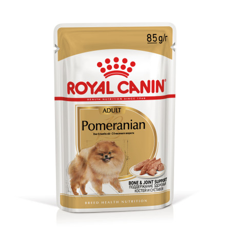 Royal Canin Pomeranian Adult Gravy – вологий корм у соусі для дорослих собак породи померанський шпіц (від 8 місяців) 85 г Royal Canin Pomeranian Adult Gravy – вологий корм у соусі для дорослих собак породи померанський шпіц (від 8 місяців) 85 г