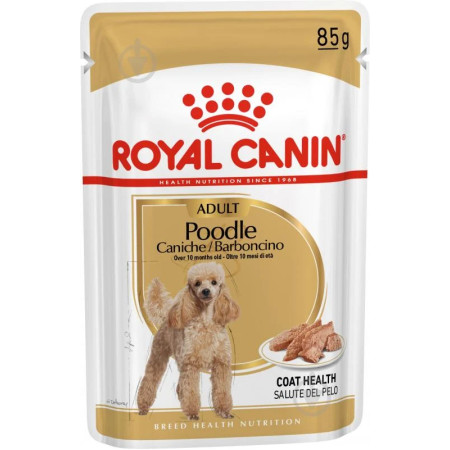 Royal Canin Poodle Adult: Вологий корм для дорослих пуделів (паштет), 85 г