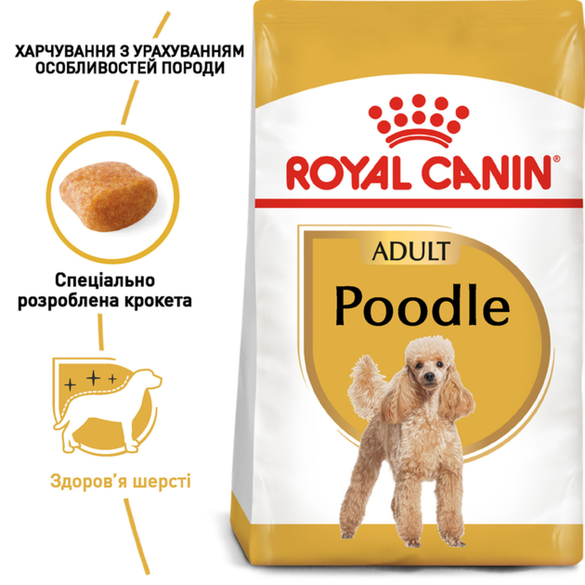 Royal Canin Poodle Adult: Сухий корм для дорослих пуделів, 500 г