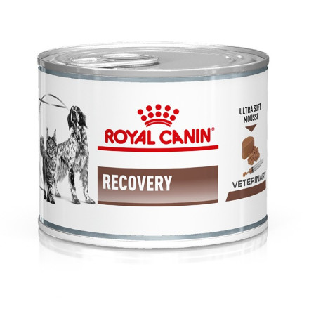 Royal Canin Recovery – висококалорійний вологий корм для відновлення собак і котів після хвороб і операцій, 195 г Royal Canin Recovery – висококалорійний вологий корм для відновлення собак і котів після хвороб і операцій, 195 г