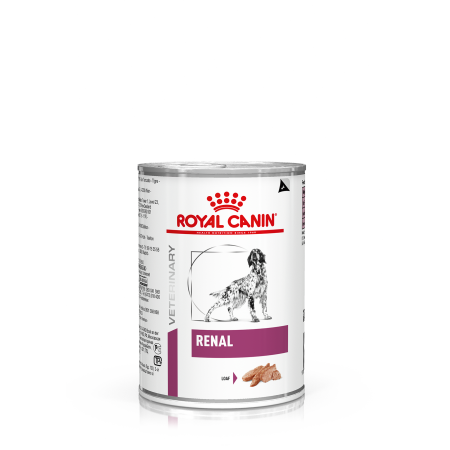 Royal Canin Renal Canine Cans – дієтичний вологий корм для собак із хронічною нирковою недостатністю, 410 г