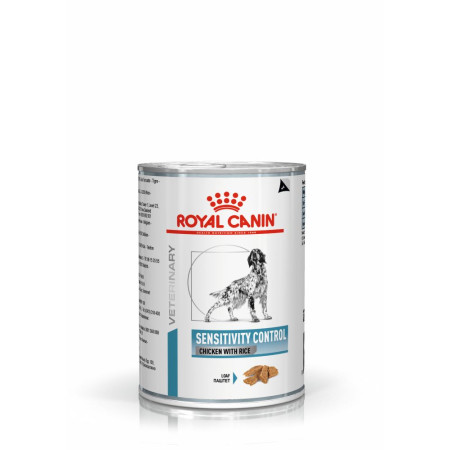 Royal Canin Sensitivity Control Chicken with Rice Cans – гіпоалергенний вологий корм (паштет) для собак із харчовою алергією та чутливим травленням, 410 г Royal Canin Sensitivity Control Chicken with Rice Cans – гіпоалергенний вологий корм (паштет) для собак із харчовою алергією та чутливим травленням, 410 г