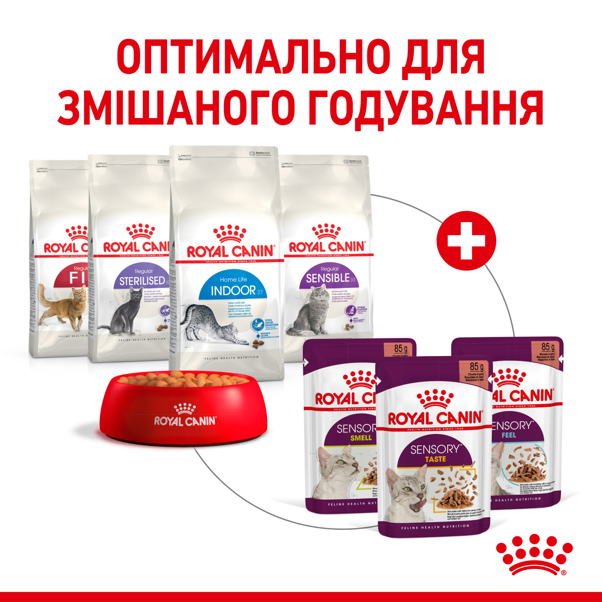Royal Canin Sensory Feel в соусі – вологий корм для дорослих котів, 85 г