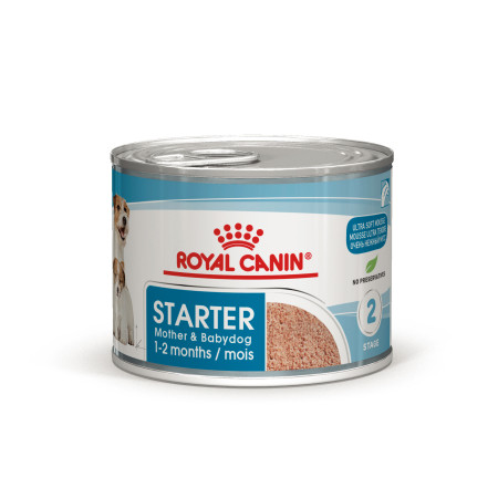 Royal Canin Starter Mousse Mother & Babydog – вологий корм (мус) для цуценят і собак у період лактації та вагітності, 195 г Royal Canin Starter Mousse Mother & Babydog – вологий корм (мус) для цуценят і собак у період лактації та вагітності, 195 г