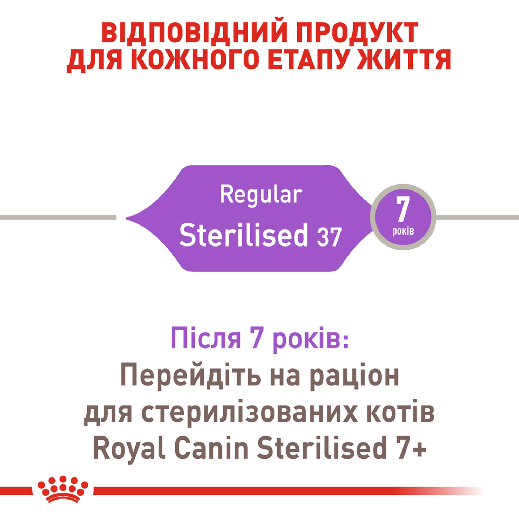 Royal Canin Sterilised – сухий корм для стерилізованих котів віком від 1 до 7 років, 10 кг