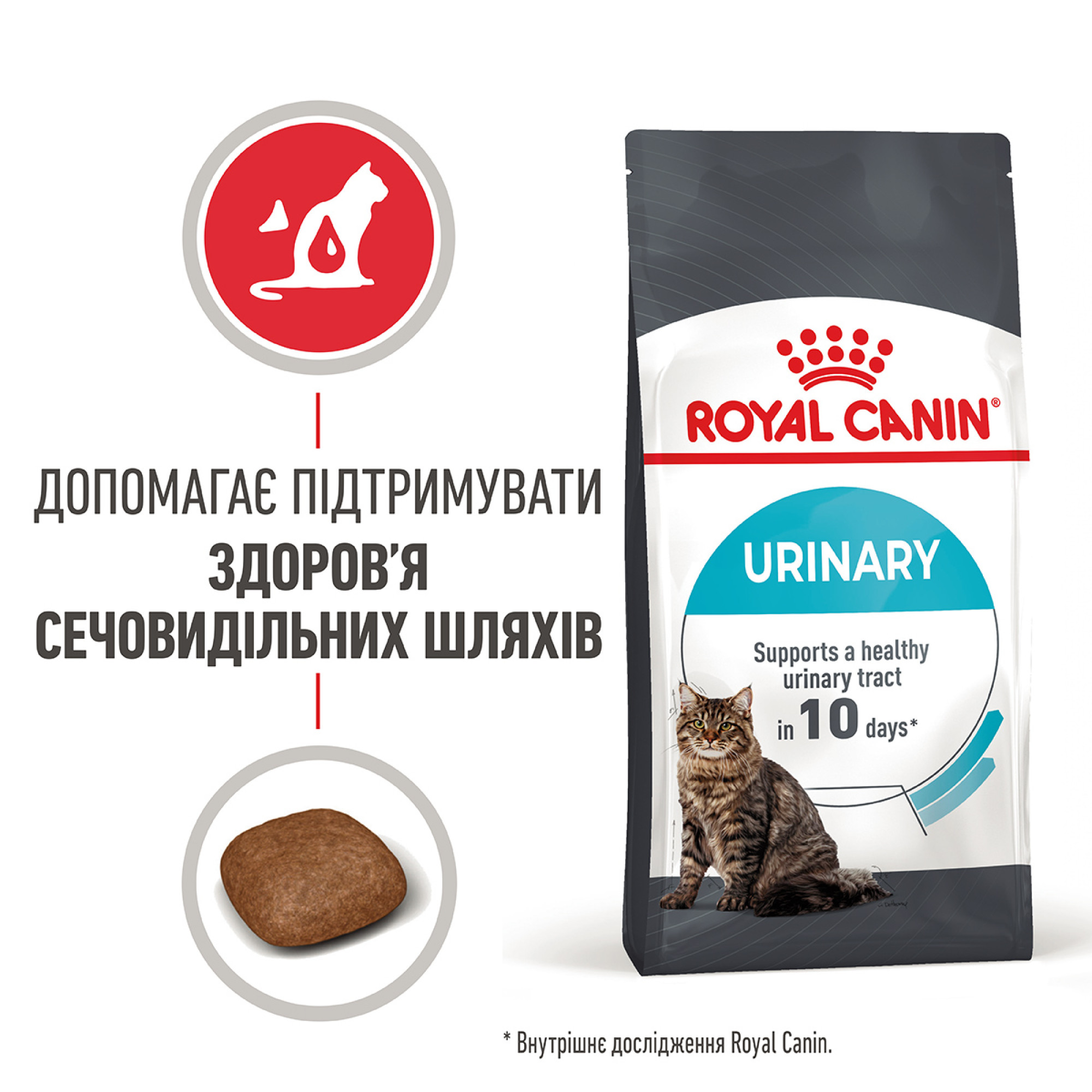 Royal Canin Urinary Care Feline – сухий корм для підтримки здоров’я сечовидільної системи у котів, 2 кг