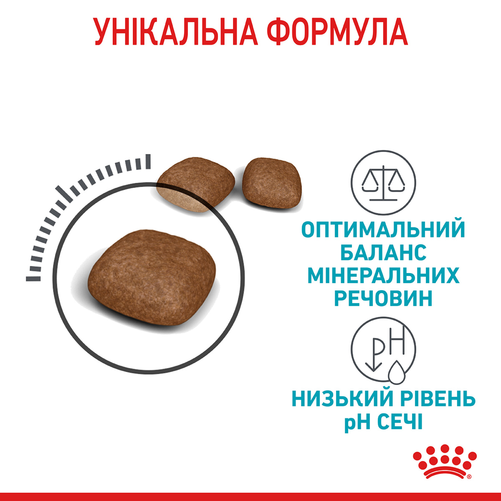 Royal Canin Urinary Care Feline – сухий корм для підтримки здоров’я сечовидільної системи у котів, 2 кг