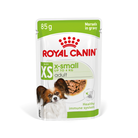 Royal Canin X-Small Adult Gravy – вологий корм у соусі для дорослих собак мініатюрних порід (до 4 кг) 85 г Royal Canin X-Small Adult Gravy – вологий корм у соусі для дорослих собак мініатюрних порід (до 4 кг) 85 г