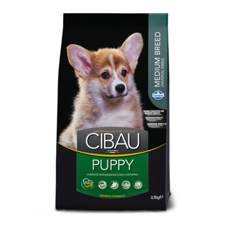 Farmina Cibau Puppy Medium Chicken — повнораціонний сухий корм з куркою для цуценят середніх порід, 12 кг