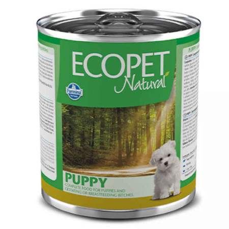 Farmina Ecopet Natural Puppy Chicken — повнораціонний консервований корм із куркою для цуценят усіх порід Farmina Ecopet Natural Puppy Chicken — повнораціонний консервований корм із куркою для цуценят усіх порід