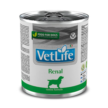 Farmina Vet Life Natural Diet Dog Renal Cans – повнораціонний дієтичний вологий корм для собак для підтримки функції нирок при хронічній або гострій нирковій недостатності Farmina Vet Life Natural Diet Dog Renal Cans – повнораціонний дієтичний вологий корм для собак для підтримки функції нирок при хронічній або гострій нирковій недостатності