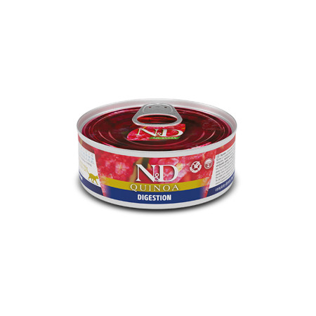 Farmina N&D Quinoa Cat Adult Digestion Lamb & Fennel Cans — повнораціонний вологий корм для дорослих котів із ягням, фенхелем та кіноа для підтримки здорового травлення Farmina N&D Quinoa Cat Adult Digestion Lamb & Fennel Cans — повнораціонний вологий корм для дорослих котів із ягням, фенхелем та кіноа для підтримки здорового травлення