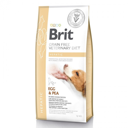 Brit Grain Free Veterinary Diets Hepatic: Для собак з хворобою печінки, 12 кг Brit Grain Free Veterinary Diets Hepatic: Для собак з хворобою печінки, 12 кг