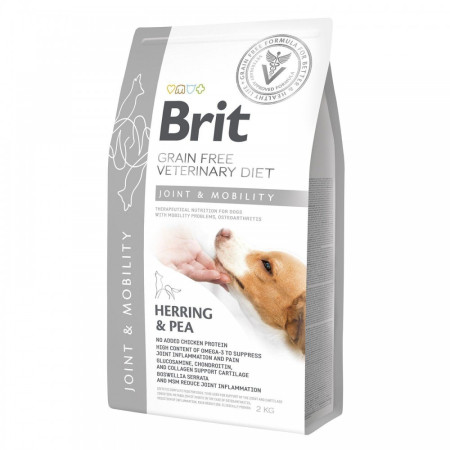 Brit Grain Free Veterinary Diets Mobility: Для собак для здоров'я суглобів, 2 кг Brit Grain Free Veterinary Diets Mobility: Для собак для здоров'я суглобів, 2 кг