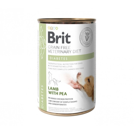 Brit Grain Free Veterinary Diets Diabetes: Для собак із цукровим діабетом, 400 г Brit Grain Free Veterinary Diets Diabetes: Для собак із цукровим діабетом, 400 г