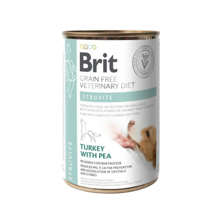 Brit Grain Free Veterinary Diets Struvite: Для собак при лікуванні та для профілактики сечокам'яної хвороби, 400 г Brit Grain Free Veterinary Diets Struvite: Для собак при лікуванні та для профілактики сечокам'яної хвороби, 400 г