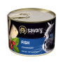 Savory Cat Can Adult Fish: Консерви для вибагливих котів з рибою, 200 г