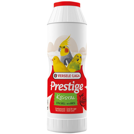 Versele-Laga Prestige Kristal ВЕРСЕЛЕ-ЛАГА ПРЕСТИЖ КРИСТАЛ песок из морских раковин для птиц, 2 кг Versele-Laga Prestige Kristal ВЕРСЕЛЕ-ЛАГА ПРЕСТИЖ КРИСТАЛ песок из морских раковин для птиц, 2 кг