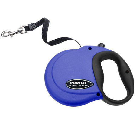 Coastal Power Walker Retractable Leash КОСТАЛ рулетка-повідець для собак, стрічка 4.8м, вага 14.5 кг, синя Coastal Power Walker Retractable Leash КОСТАЛ рулетка-повідець для собак, стрічка 4.8м, вага 14.5 кг, синя