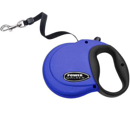 Coastal Power Walker Retractable Leash КОСТАЛ рулетка-повідець для собак до 7.3кг, стрічка 3.6м, синя Coastal Power Walker Retractable Leash КОСТАЛ рулетка-повідець для собак до 7.3кг, стрічка 3.6м, синя