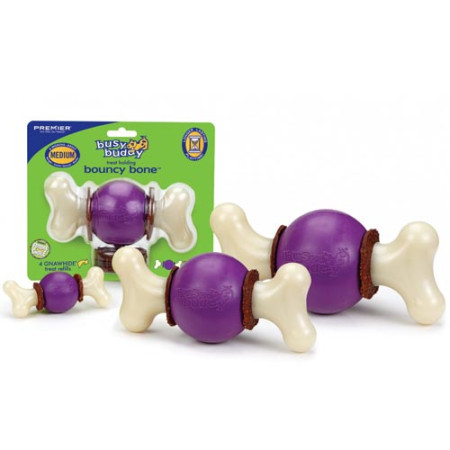 PetSafe Busy Buddy Bouncy Bone ПЕТСЕЙФ БІЗІ БАДДІ БОУНСІ БОУН жувальна іграшка з ласощами для собак PetSafe Busy Buddy Bouncy Bone ПЕТСЕЙФ БІЗІ БАДДІ БОУНСІ БОУН жувальна іграшка з ласощами для собак