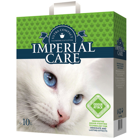 Imperial Care Odour Attack ІМПЕРІАЛ КЕА КОНТРОЛЬ ЗАПАХУ З АРОМАТОМ ЛІТНОГО САДУ ультрагрудкувальний наповнювач у котячий туалет, 10 кг