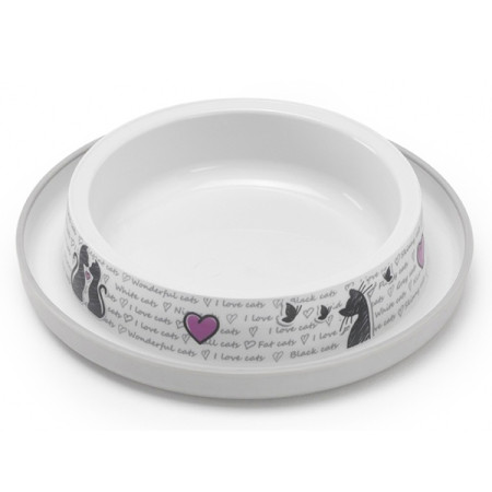 Moderna Trendy Dinner Cats in Love МОДЕРНА ВЛЮБЛЕННЫЕ КОТЫ миска для котов, 210мл Moderna Trendy Dinner Cats in Love МОДЕРНА ВЛЮБЛЕННЫЕ КОТЫ миска для котов, 210мл