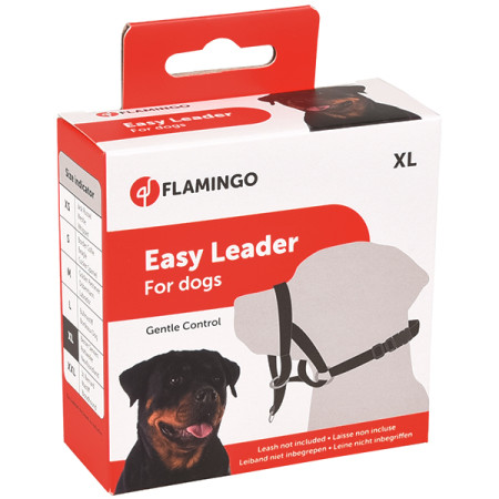 Flamingo Easy Leader XL ФЛАМІНГО ІЗІ ЛІДЕР недоуздок для корекції поведінки собак, бернський зенненхунд, ротвейлер, ньюфаундленд, XL Flamingo Easy Leader XL ФЛАМІНГО ІЗІ ЛІДЕР недоуздок для корекції поведінки собак, бернський зенненхунд, ротвейлер, ньюфаундленд, XL