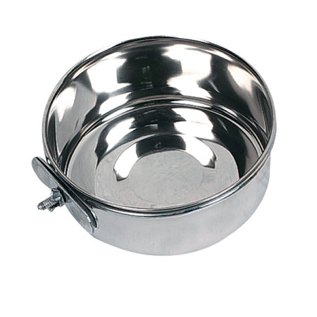 Flamingo Feeding Bowl With Nut ФЛАМІНГО годівниця для гризунів та птахів, навісна з гайкою, 12 см Flamingo Feeding Bowl With Nut ФЛАМІНГО годівниця для гризунів та птахів, навісна з гайкою, 12 см
