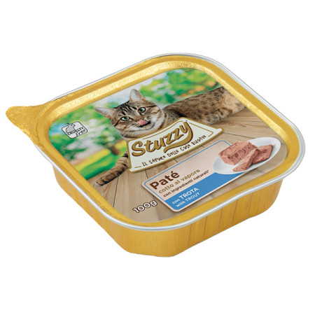 Stuzzy Cat Trout ШТУЗІ ФОРЕЛЬ корм для котів, паштет, 100г Stuzzy Cat Trout ШТУЗІ ФОРЕЛЬ корм для котів, паштет, 100г