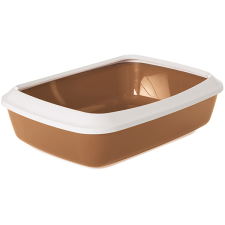 Savic Iriz Nordic Litter Tray САВІК АЙРІЗ НОРДІК лоток туалет з бортиком для котів, 50х37х13см, світло-коричневий Savic Iriz Nordic Litter Tray САВІК АЙРІЗ НОРДІК лоток туалет з бортиком для котів, 50х37х13см, світло-коричневий