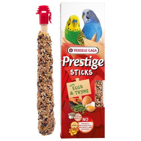 Versele-Laga Prestige Sticks Small Parrot Eggs & Thyme ВЕРСЕЛЕ-ЛАГА ЯЙЦА И ТИМЬЯН лакомство для волнистых попугаев 2х30г Versele-Laga Prestige Sticks Small Parrot Eggs & Thyme ВЕРСЕЛЕ-ЛАГА ЯЙЦА И ТИМЬЯН лакомство для волнистых попугаев 2х30г