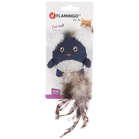 Flamingo Jeany Mouse ФЛАМІНГО ДЖИНІ МИША м’яка іграшка з пір’ям і котячою м’ятою для котів Flamingo Jeany Mouse ФЛАМІНГО ДЖИНІ МИША м’яка іграшка з пір’ям і котячою м’ятою для котів