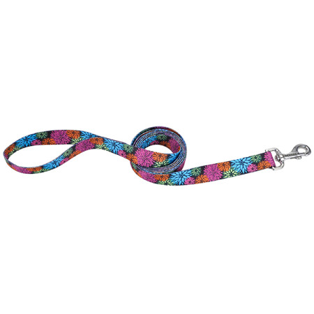 Coastal Pet Attire Styles КОСТАЛ СТАЙЛС повідець для собак, 1смХ1.2м, колір дикі квіти