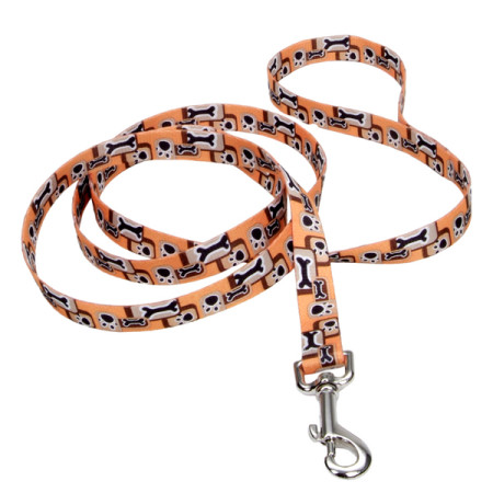 Coastal Pet Attire Styles КОСТАЛ СТАЙЛС повідець для собак, 2смХ1.2м, колір помаранчева кістка