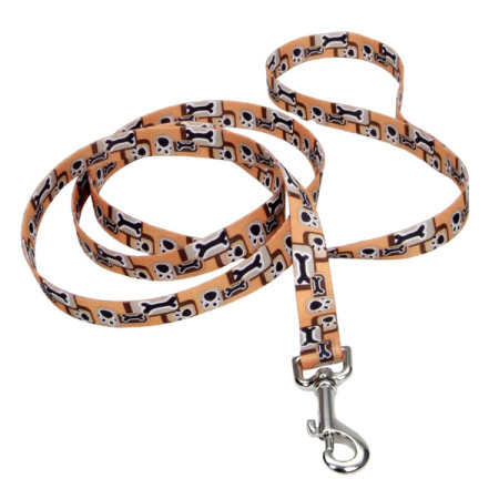 Coastal Pet Attire Styles КОСТАЛ СТАЙЛС повідець для собак, 2.5смХ1.2м, колір помаранчева кістка