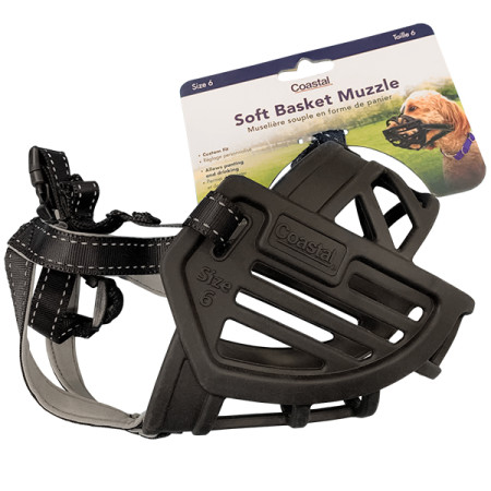 Coastal Soft Basket Muzzle КОСТАЛ СОФТ БАСКЕТ МАЗЛ силиконовый намордник для собак, размер 6