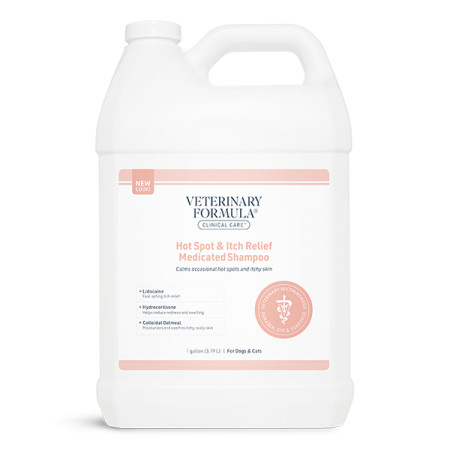 Veterinary Formula Clinical Care Hot Spot&Itch Relief Medicated Shampoo ВЕТЕРИНАРНА ФОРМУЛА АНТИАЛЕРГЕННИЙ лікувальний шампунь від свербежу та подразнення з лідокаїном і гідрокартизоном для собак і котів, 3.79 л Veterinary Formula Clinical Care Hot Spot&Itch Relief Medicated Shampoo ВЕТЕРИНАРНА ФОРМУЛА АНТИАЛЕРГЕННИЙ лікувальний шампунь від свербежу та подразнення з лідокаїном і гідрокартизоном для собак і котів, 3.79 л
