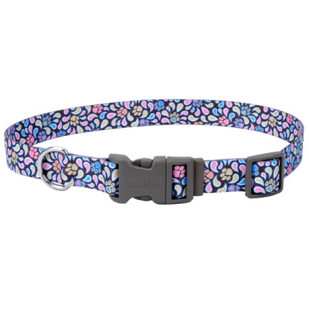 Coastal Pet Attire Styles КОСТАЛ СТАЙЛС ошейник для собак, 1х12-30см, цвет специальная лапа коричневый