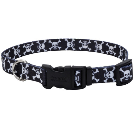 Coastal Pet Attire Styles КОСТАЛ СТАЙЛС ошейник для собак, 2х35-50см, цвет череп