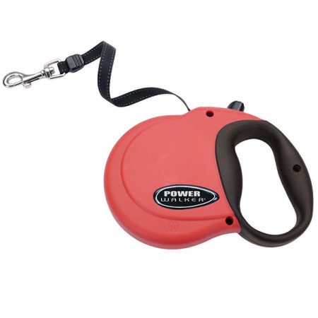 Coastal Power Walker Retractable Leash КОСТАЛ рулетка-повідець для собак, стрічка 4.8м, вага 14.5 кг, червона Coastal Power Walker Retractable Leash КОСТАЛ рулетка-повідець для собак, стрічка 4.8м, вага 14.5 кг, червона
