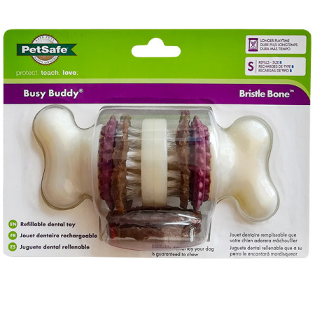 PetSafe Busy Buddy Bristle Bone ПЕТСЕЙФ БІЗІ БАДДІ БРІСТЛ БОУН жувальна іграшка з ласощами для собак PetSafe Busy Buddy Bristle Bone ПЕТСЕЙФ БІЗІ БАДДІ БРІСТЛ БОУН жувальна іграшка з ласощами для собак