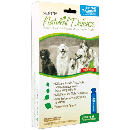 Sentry Natural Defense СЕНТРІ НАТУРАЛЬНИЙ ЗАХИСТ краплі від бліх і кліщів для собак і цуценят усіх порід Sentry Natural Defense СЕНТРІ НАТУРАЛЬНИЙ ЗАХИСТ краплі від бліх і кліщів для собак і цуценят усіх порід