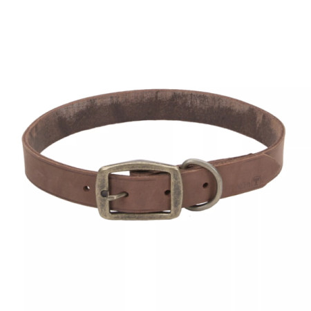 Coastal Rustic КОСТАЛ РУСТИК кожаный ошейник для собак, 1.6х40см, цвет шоколадный