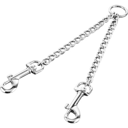 Sprenger Coupling Chain СПРЕНГЕР ПОВОДОК-СПАРКА для 2-х собак, карабин, хромированная сталь, 48 см Sprenger Coupling Chain СПРЕНГЕР ПОВОДОК-СПАРКА для 2-х собак, карабин, хромированная сталь, 48 см