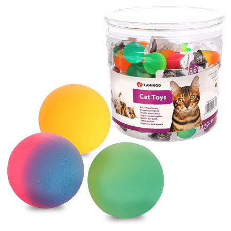 Flamingo Bounce Ball ФЛАМІНГО БАУНЗ БОЛЛ латексний м’яч іграшка для котів Flamingo Bounce Ball ФЛАМІНГО БАУНЗ БОЛЛ латексний м’яч іграшка для котів