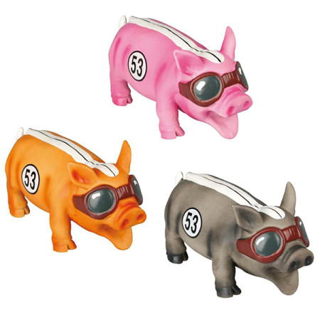 Flamingo Race Pig ФЛАМІНГО ГОНОЧНЕ ПОРОСЯ хрюкаючий, латексна іграшка для собак Flamingo Race Pig ФЛАМІНГО ГОНОЧНЕ ПОРОСЯ хрюкаючий, латексна іграшка для собак