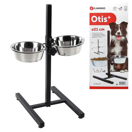 Flamingo Otis+ H-Stand S ФЛАМІНГО ОТІС+ миски на штативі для собак, 2х1.5л Flamingo Otis+ H-Stand S ФЛАМІНГО ОТІС+ миски на штативі для собак, 2х1.5л